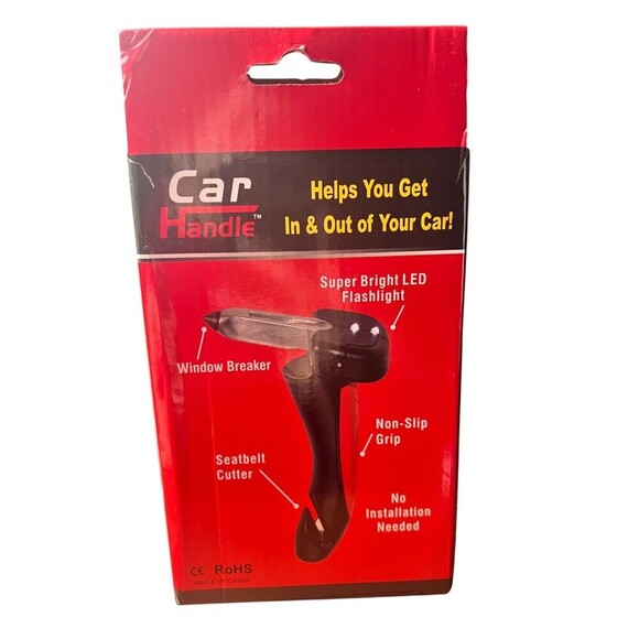 Car Handle Mobility Aid – Emergency Hammer Cutter & Torch Safety Hinge Tool - Picture 4 of 6